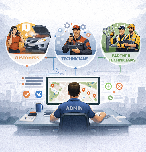 RTR Admin Illustration